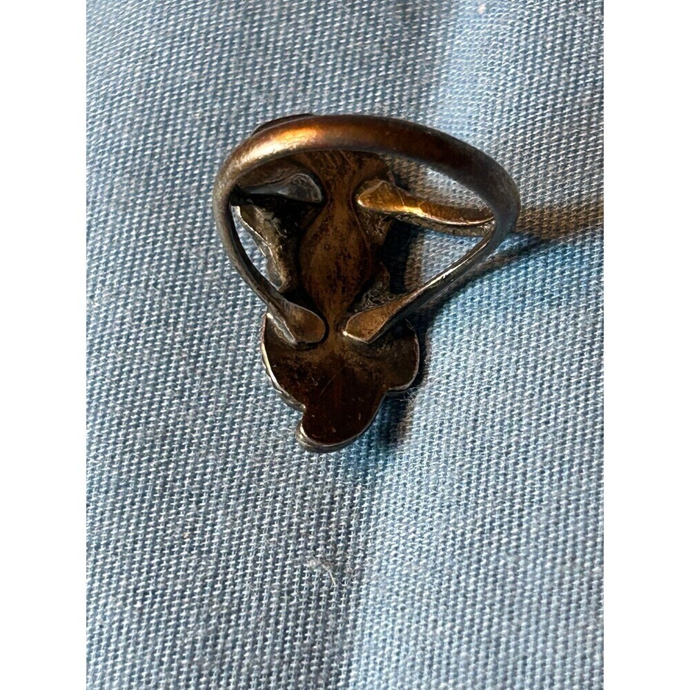 Vintage Native American Silver Ring Size 4 - Picture 5 of 5